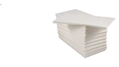 2-PLY CHALET DINNER NAPKINS WHITE 8FLD